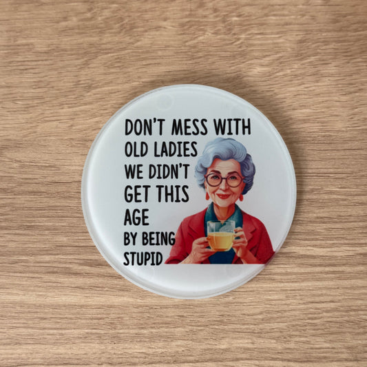 Don’t mess with old ladies coaster