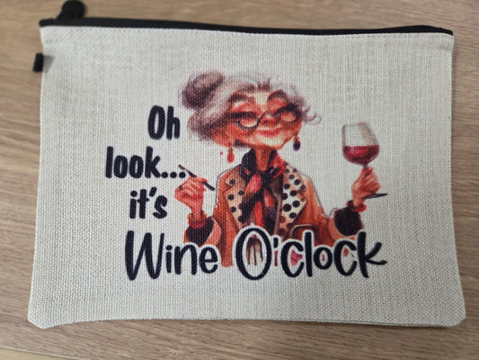 Wine o'clock   Zip Bag