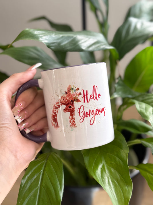 Hello gorgeous mug