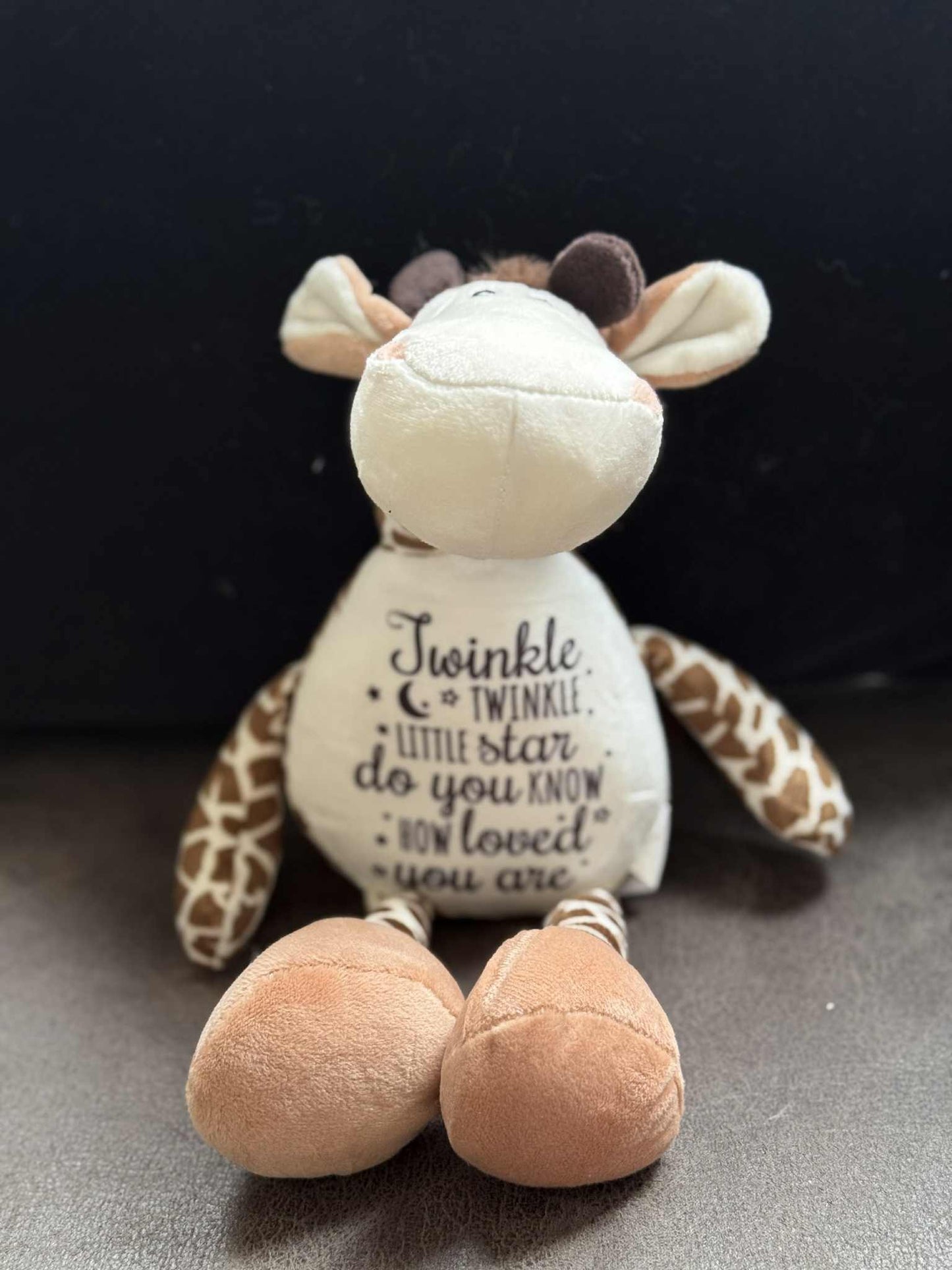 “Twinkle twinkle little star ” giraffe teddy