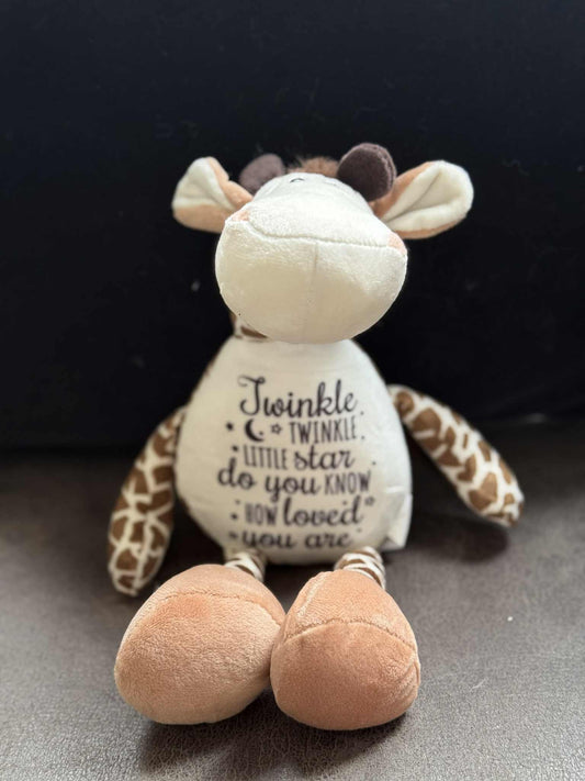 “Twinkle twinkle little star ” giraffe teddy