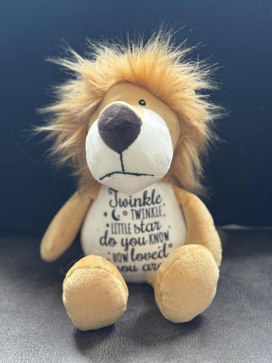 "Twinkle twinkle little star ” Lion teddy