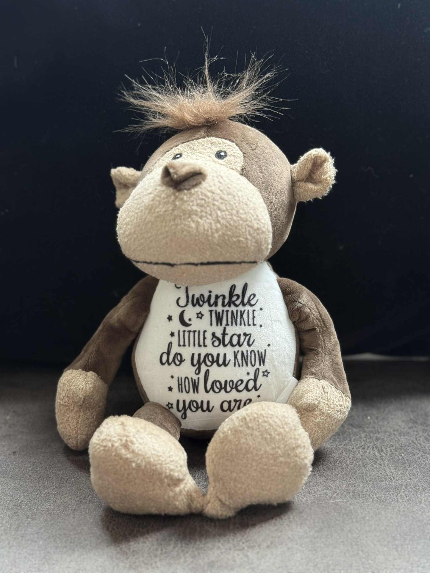 “Twinkle twinkle little star ” monkey teddy