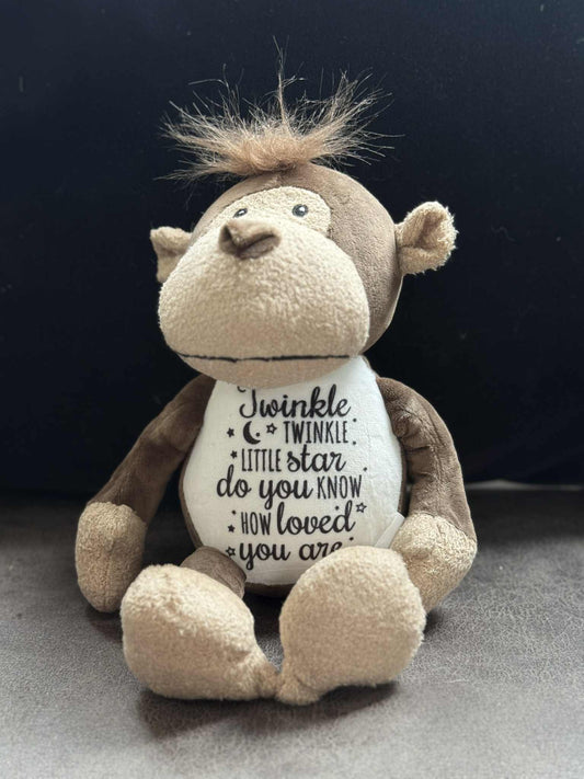 “Twinkle twinkle little star ” monkey teddy